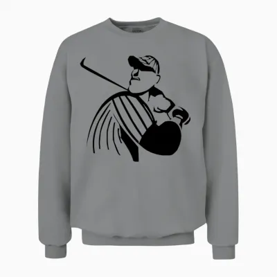Baseball Batter Unisex Sweatshirt - Sport Grey