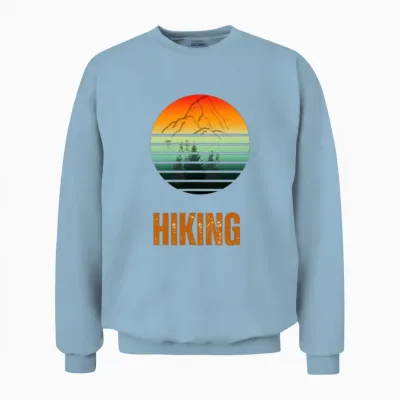 Hiking Unisex Sweatshirt - Light Blue