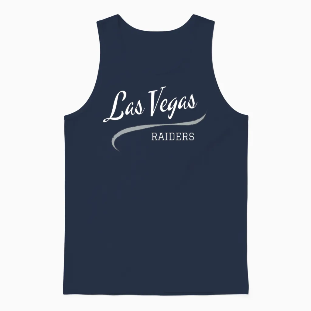 Retro Unisex Tank Top in Navy