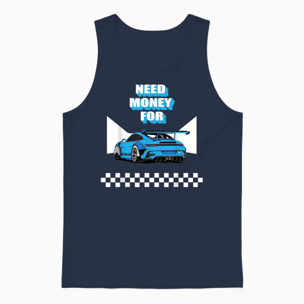Voiture De Course D'ingénierie 911 Gt3 Rs Se Driftcar Unisex Tank Top in Navy