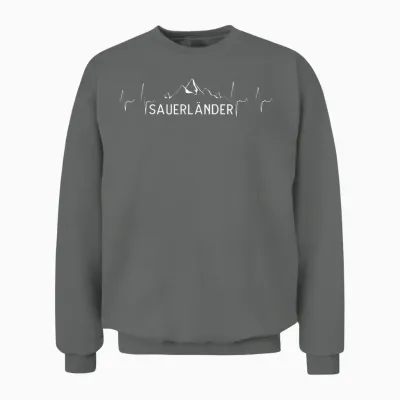 Sauerländer Herzschlag Ekg Sauerland Gebirge Heimat Unisex Sweatshirt - Graphite Heather