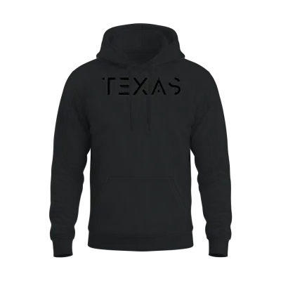 Texas, Us , State of Texas,austin Unisex Hoodie - Black