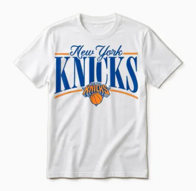 New York Knicks Nba Logo Unisex T-Shirt - White