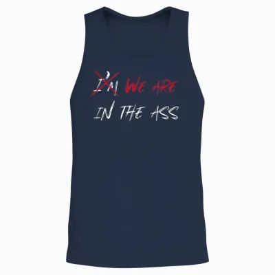 Funny Sayings, the Best Funny Sayings Unisex Tank Top - Navy