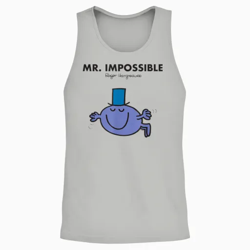 Mr. Men Mr. Impossible Unisex Tank Top - Ash