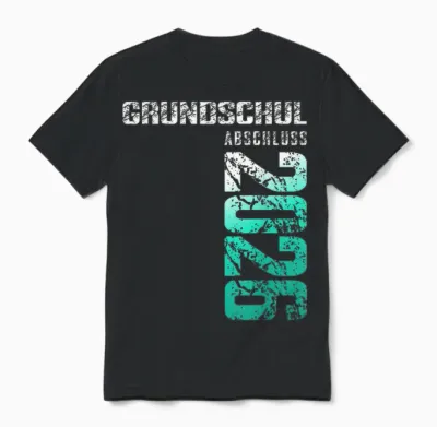 Grundschule Geschafft 2026 Grundschulabschluss Unisex T-Shirt - Black
