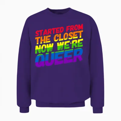 Homosexuality Gay Pride Lgbt Csd Unisex Sweatshirt - Purple