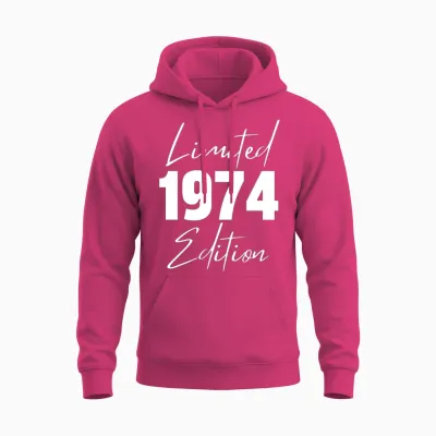 1974 Limited Edition Unisex Hoodie - Heliconia