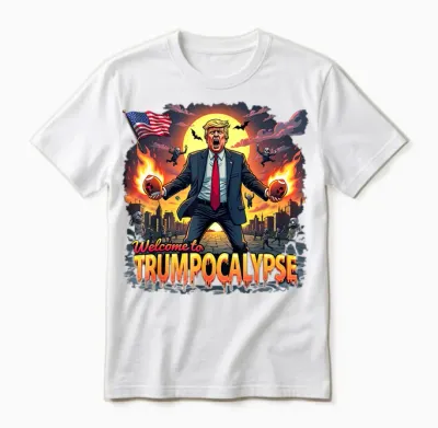Willkommen Bei Trump-Ocalypse Lustig Donald Trump Halloween Unisex T-Shirt - White
