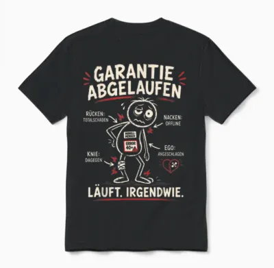 Aua Au älter Werden Alter Mann Alte Frau Lustig Geburtstag Unisex T-Shirt - Black