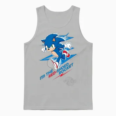 Sonic the Hedgehog: Movie 3 Unisex Tank Top - Ash