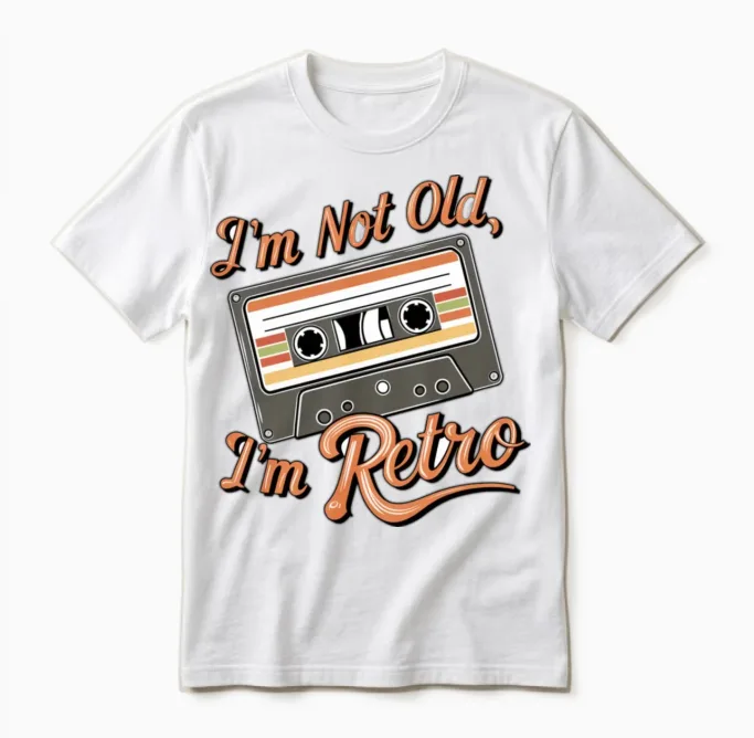 Retro Reverie Unisex T-Shirt in White