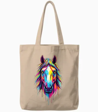 Aux Teintes Vives Design Artistique Tote Bags - Natural