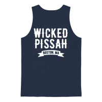 Wicked Pissah Unisex Tank Top - Navy – 1