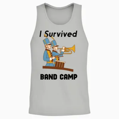 Marching Band Clarinetist School Rehearsal Music Unisex Tank Top - Ash