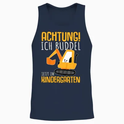 Kindergarten Anfänger Kindergartenkind Kita Erster Tag Junge Unisex Tank Top - Navy