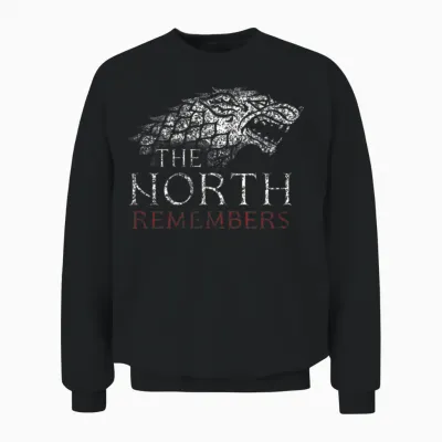 Game of Thrones the North Remembers Unisex Sweatshirt - Black