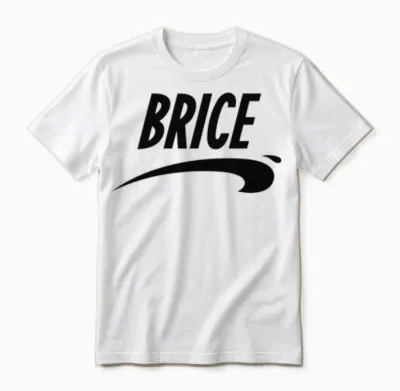Brice in Nice Unisex T-Shirt - White