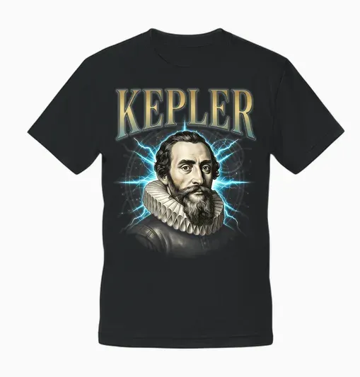 Johannes Kepler Unisex T-Shirt - Black