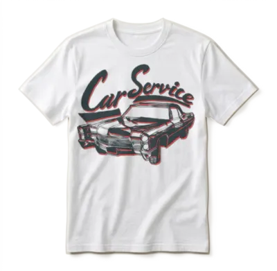 Retro Car Unisex T-Shirt - White