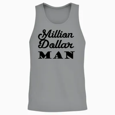 Million Dollar Man Unisex Tank Top - Sport Grey