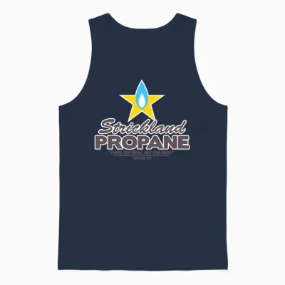Strickland Propane Mens American Apparel Unisex Tank Top - Navy