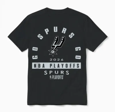 Nba 2026 Playoffs Mantra Spurs Over the Rainbow Unisex T-Shirt - Black
