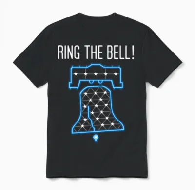 Ring the Bell. Unisex T-Shirt - Black