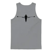 Rowing Unisex Tank Top - Sport Grey – 1