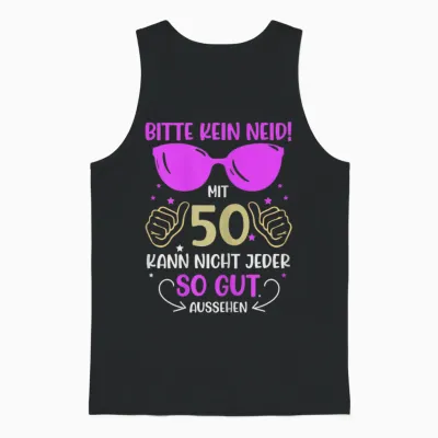 Bitte Kein Enid 50 Jahre 50th Birthday Women's T-Shirt, Black Unisex Tank Top - Black
