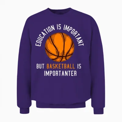 Funny Basketball for Teen Boys 10 12 Unisex Sweatshirt - Purple