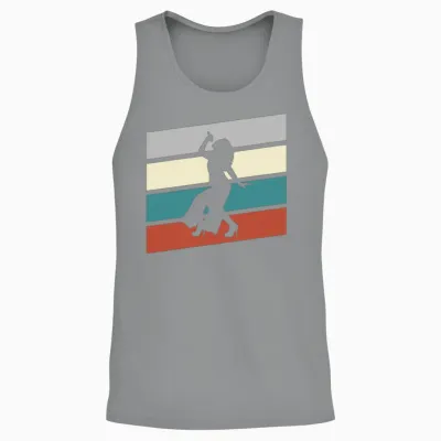 Singer Retro Unisex Tank Top - Sport Grey