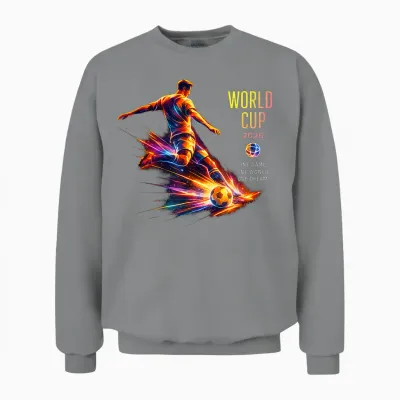 Fußball - Wm 2026 One Game World Dream, Farbig Unisex Sweatshirt - Sport Grey