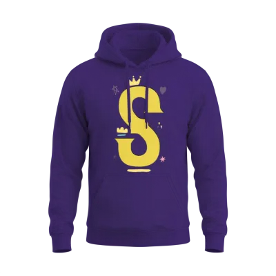 S This Is Letter S Capital First Letter in Your Unisex Hoodie - Purple