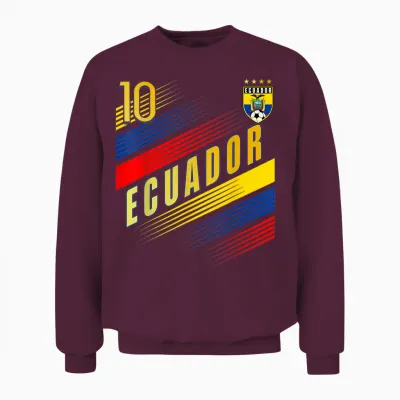 Ecuador Flagge Ecuadorian Pride Lovers Unisex Sweatshirt - Maroon