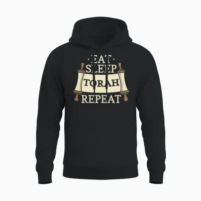 Funny Jew Isreal Unisex Hoodie - Black