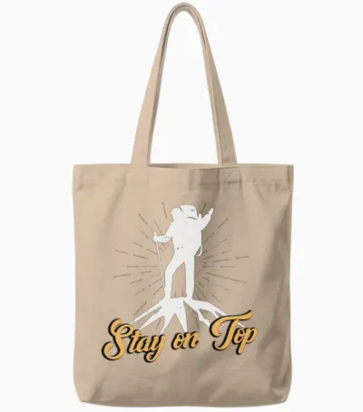 Mountaineering Stay on Top Mountaineer Hiking Tote Bags - Natural