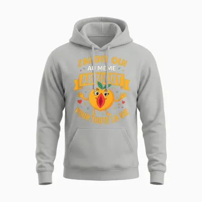 J'ai Said Oui Le Same Apricot – Funeral Life of Boy Unisex Hoodie - Ash