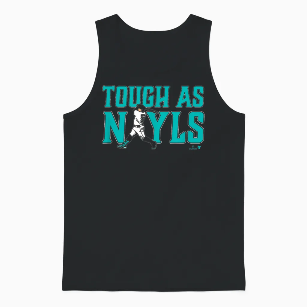 Josh Naylor - Tough as Nayls - Seattle Baseball Unisex Tank Top in Black