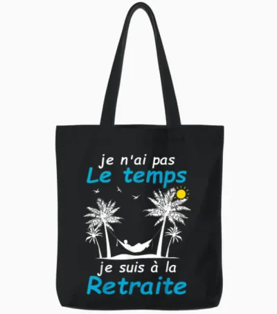 Retirement Gift Idea for Men Women Funny Retirement T-Shirt, Black, S Tote Bags - Black