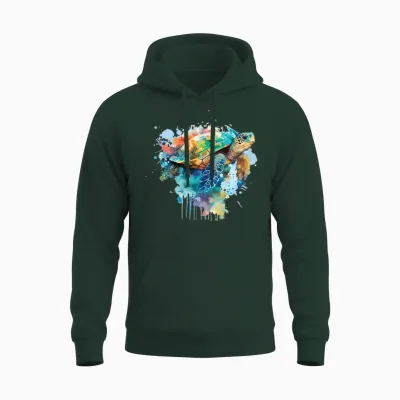 Kinder Schildkröten Kinder Wasserschildkröte Ozean Meer Schildkröte Unisex Hoodie - Forest