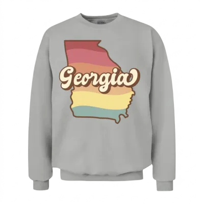 Georgia Retro Unisex Sweatshirt - Ash
