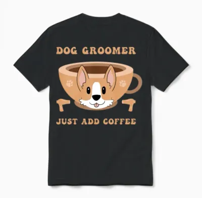 Dog Groomer Dog Grooming Unisex T-Shirt - Black