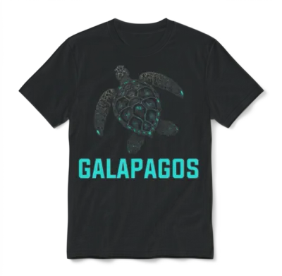 Galapagos Islands, Ecuador Galapagos Unisex T-Shirt - Black