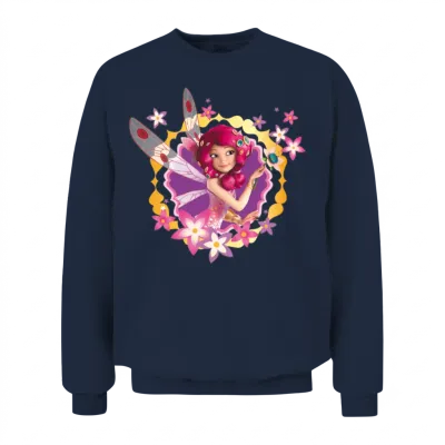 Mia & Me Flowers and Mia the Elf Unisex Sweatshirt - Navy