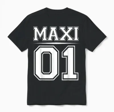Maxi 01 Familien Outfit | Mutter Vater Kind Set Partnerlook Unisex T-Shirt - Black