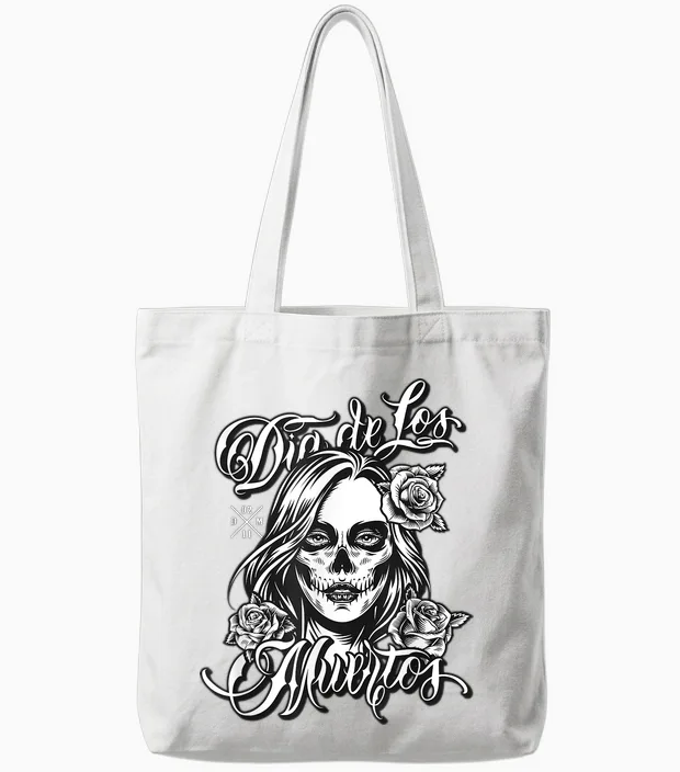 Tag Der Toten I Día De Los Muertos I La Catrina Tote Bags in White