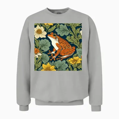 Frog William Morris Unisex Sweatshirt - Ash