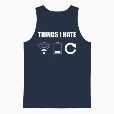 Programmer Gamer Teenage Gift Unisex Tank Top - Navy