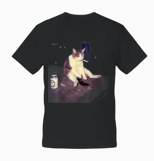 Cigarette Kitten Funny Smoking Cat Meme Stupid Brainrot - funny cat lovers quotes